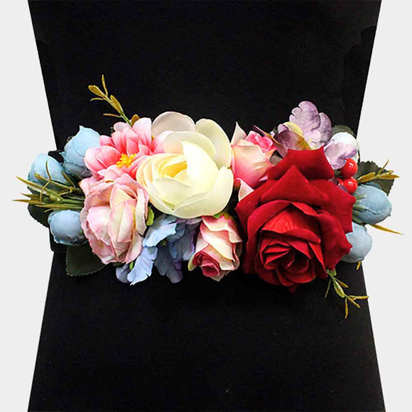 Flower Bouquet Stretch Belt