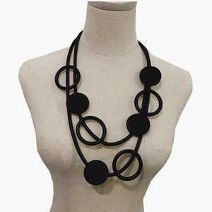 Puzzled Double Layered Necklace
